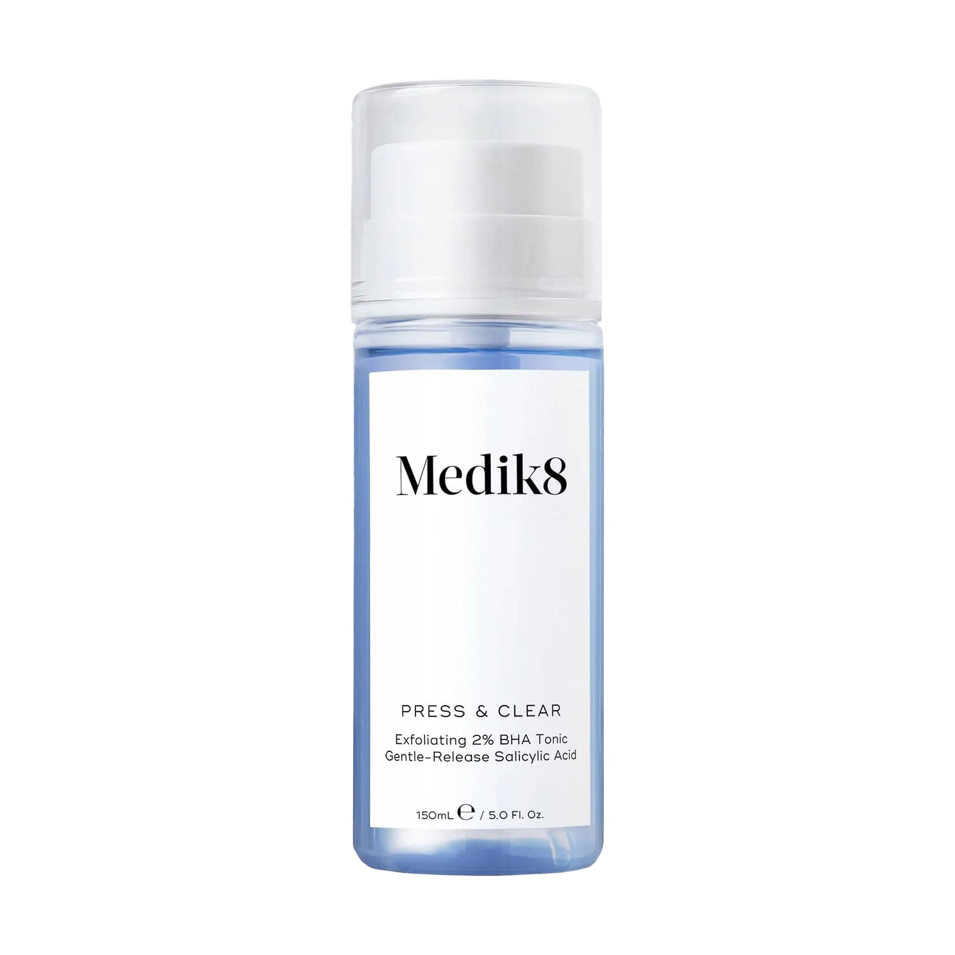 Відлущувальний тонік для обличчя Medik8 Press &amp; Clear Exfoliating 2% ВНА Tonic з 2% саліциловою кислотою, 150 мл